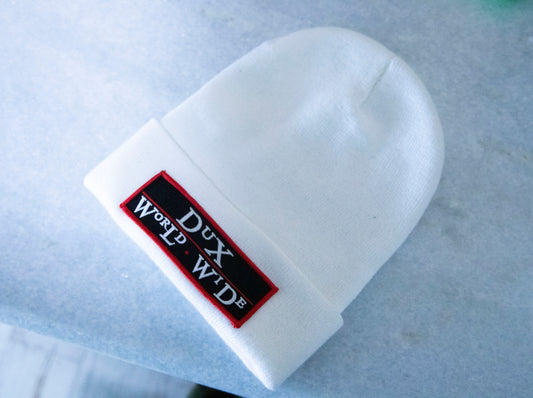White Lost Beanie