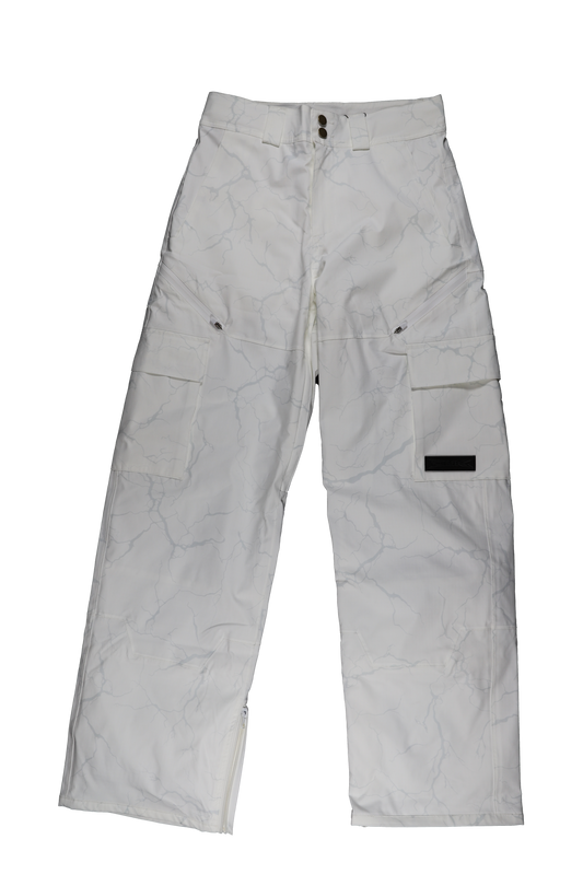 Grey/White Womens Pants